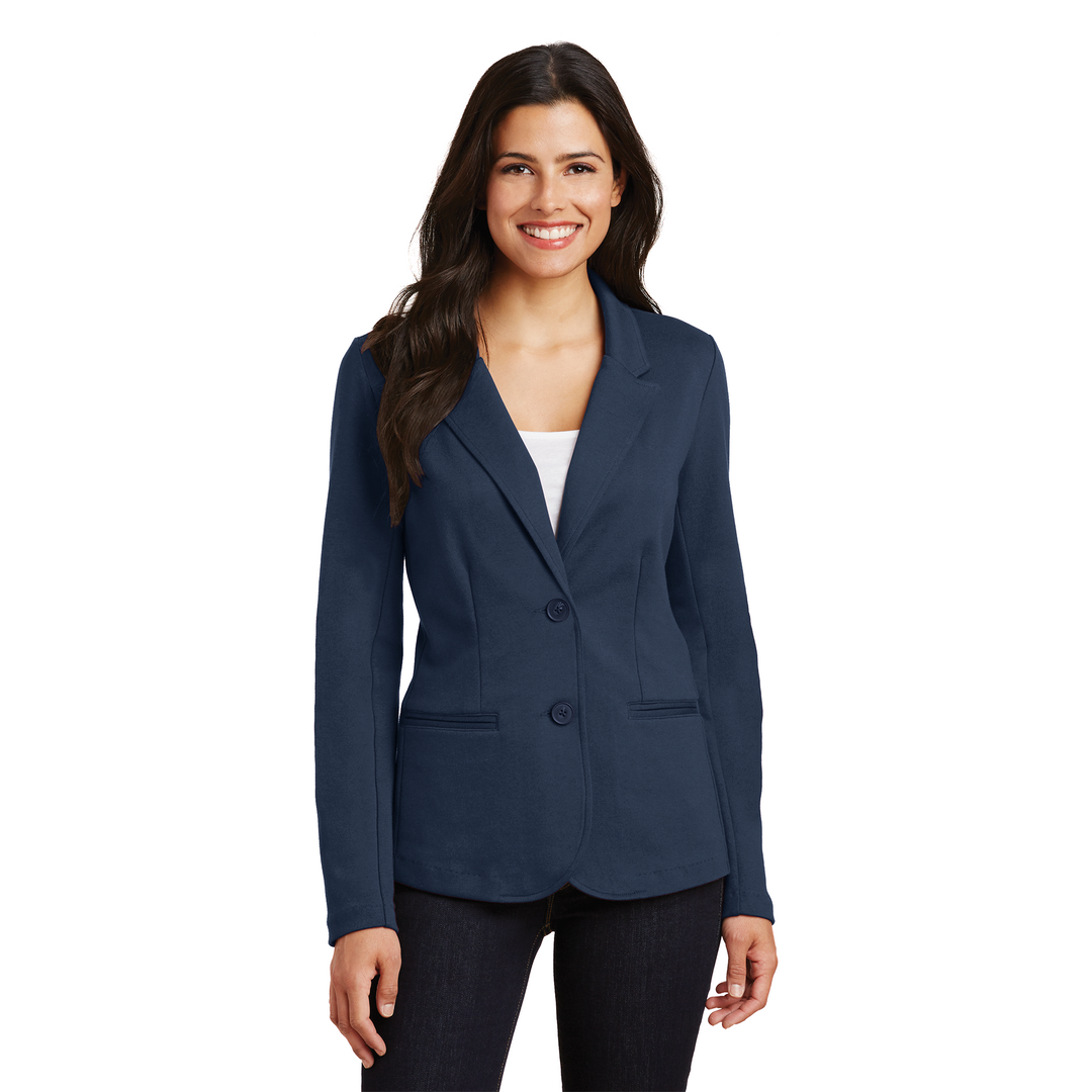 Women`s Knit Blazer - Comfort