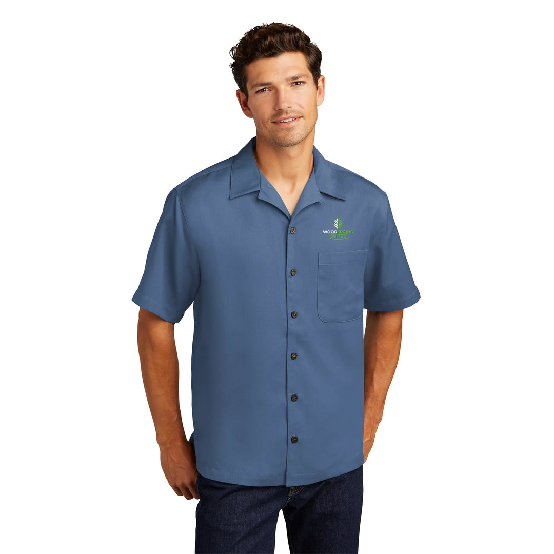 Men's Easy-Care Camp Shirt - WoodSpring Suites