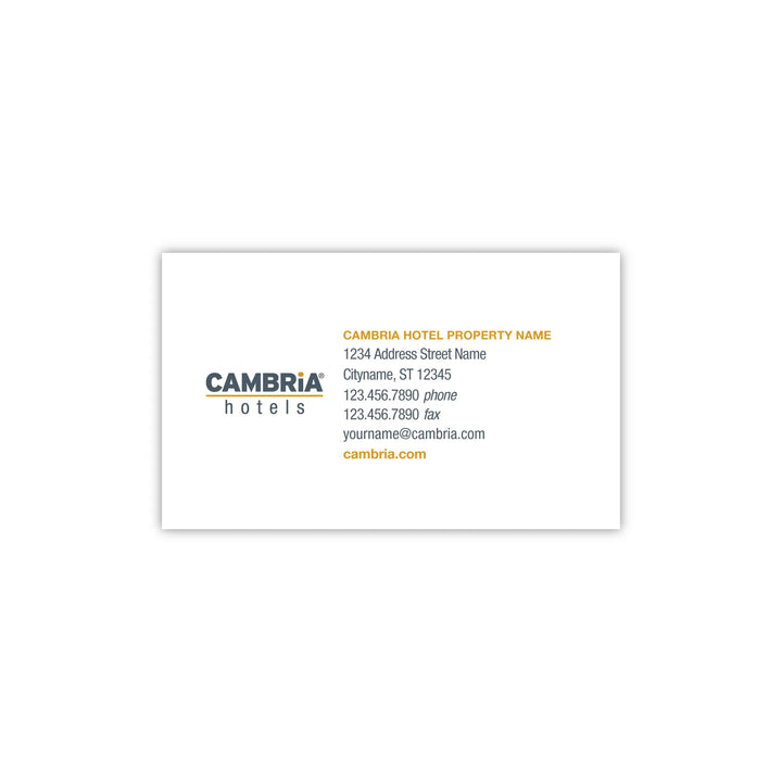 Business Card - Cambria