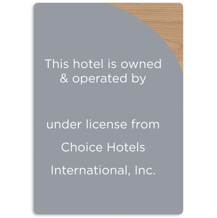 Owner/Operator Sign - Sleep Inn