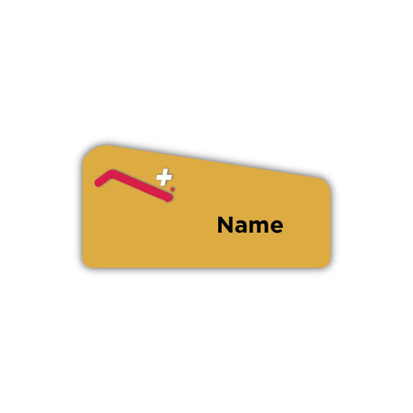 1.25" x 3" Name Badge - Red Roof Plus