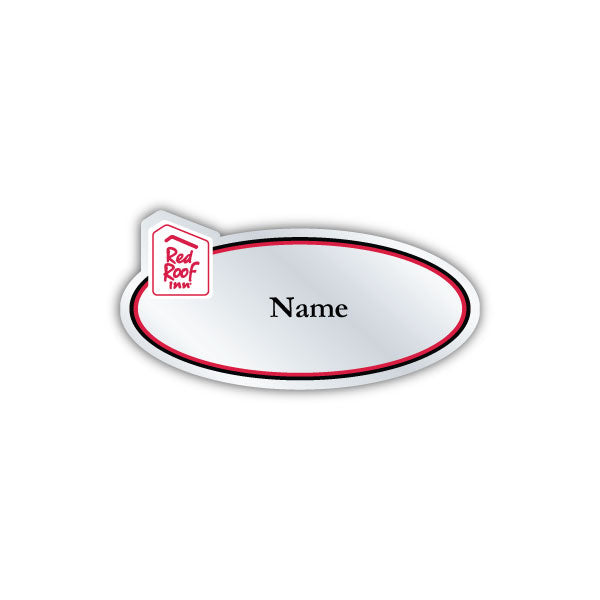 1.5" x 3" Name Badge - Red Roof Inn
