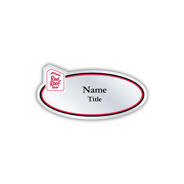 1.5" x 3" Name Badge - Red Roof Inn