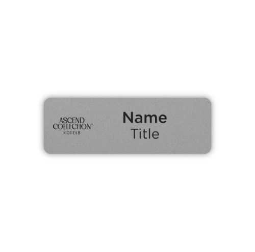 Badge de nom à double marque 3 "x 1" - Quality Inn & Suburban Studios