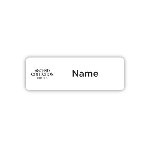 Badge de nom à double marque 3 "x 1" - Quality Inn & Suburban Studios