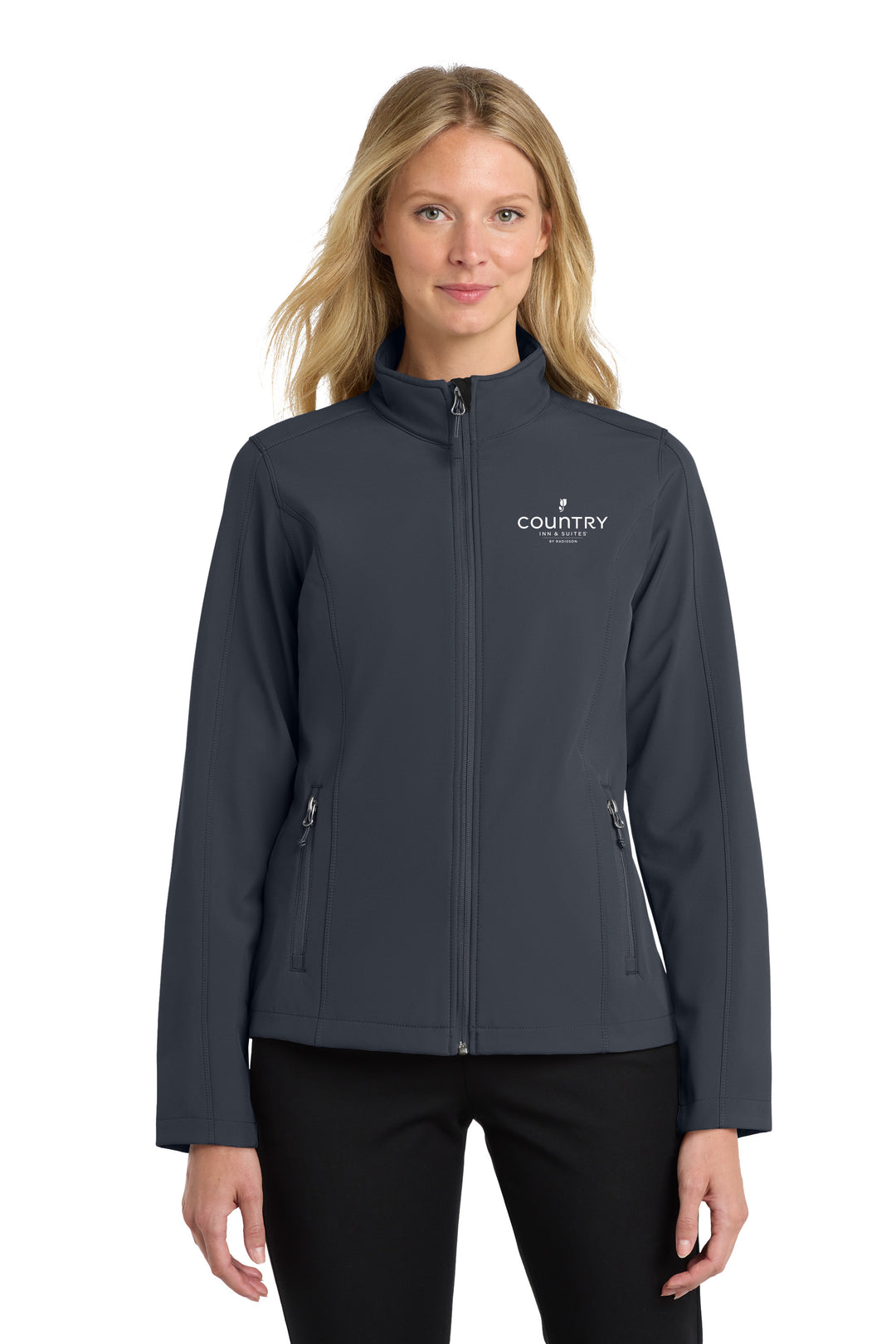 Women's Port Authority Core Soft Shell Jacket (Logo) - Country Inn & Suites