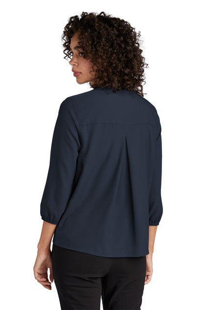 Women's Stretch Crepe 3/4-Sleeve Blouse (No Logo) - Country Inn & Suites