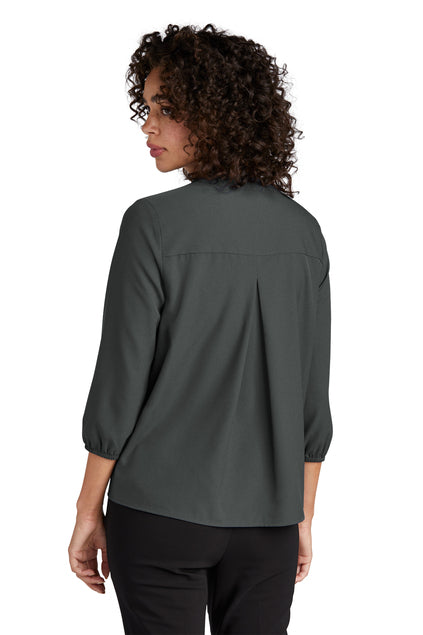Women's Stretch Crepe 3/4-Sleeve Blouse (No Logo) - Country Inn & Suites