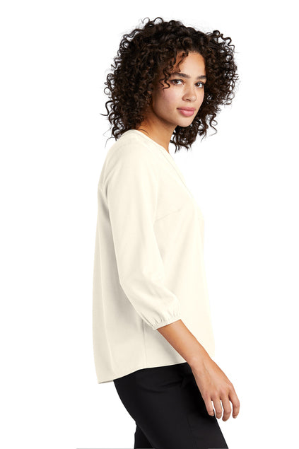 Women's Stretch Crepe 3/4-Sleeve Blouse (No Logo) - Country Inn & Suites