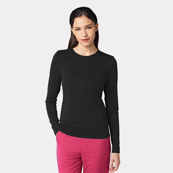 Women's Crew Neck Long Sleeve Tee - Country Inn & Suites