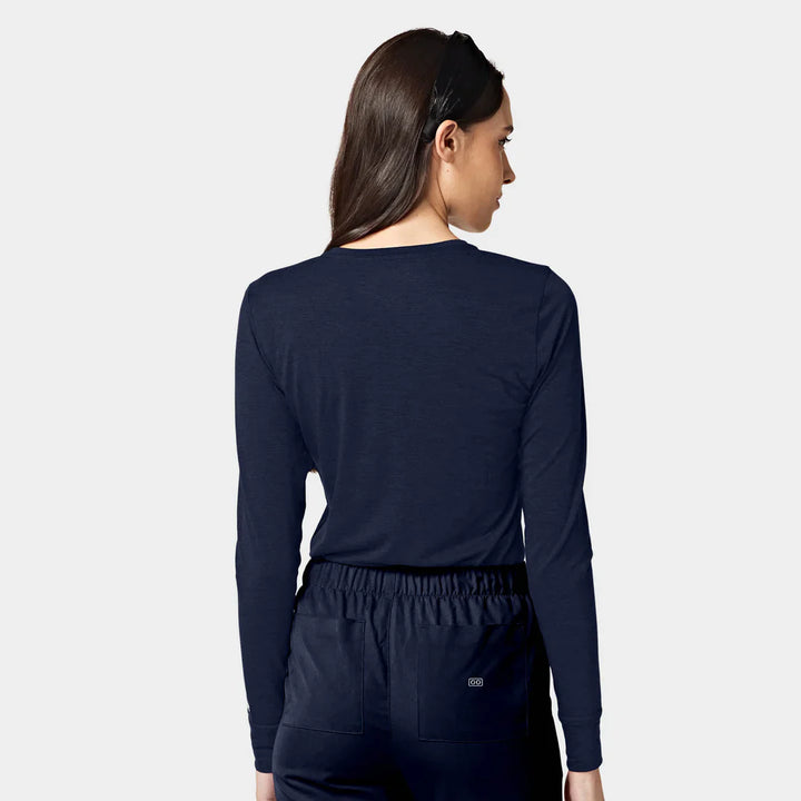 Women's Crew Neck Long Sleeve Tee - Country Inn & Suites