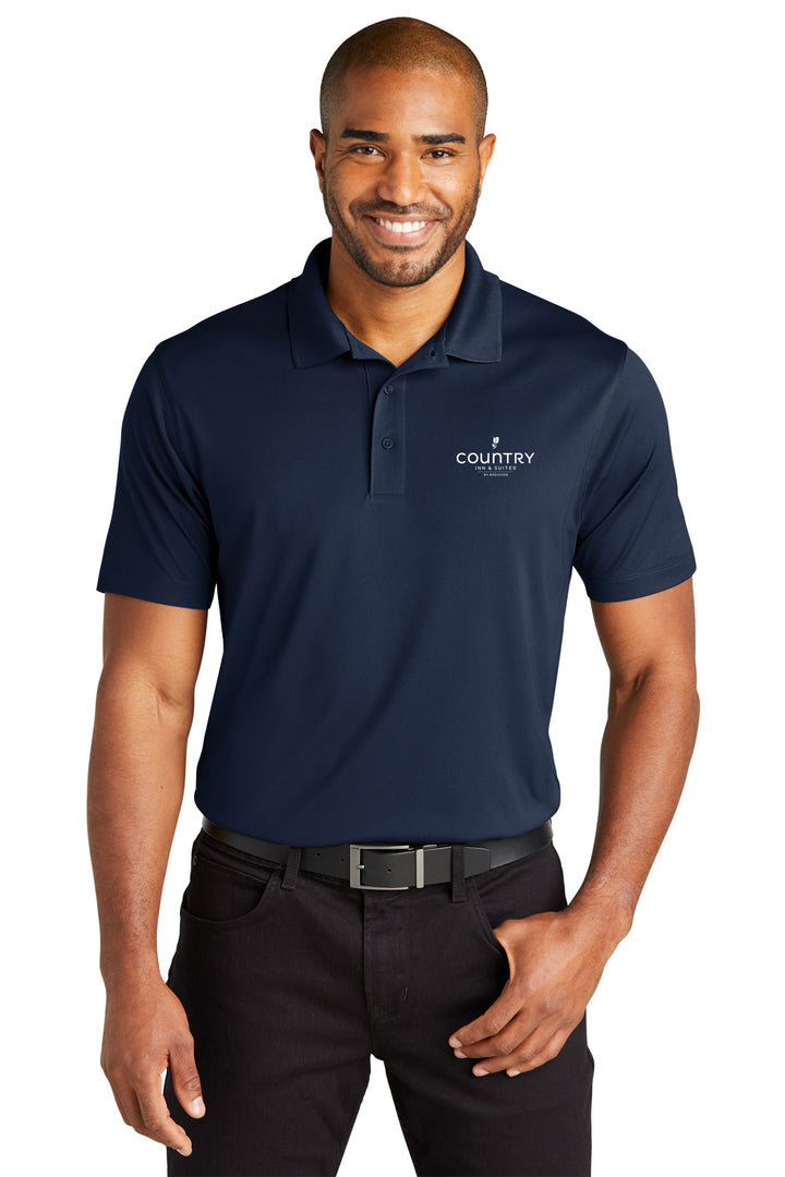Men's Recycled Performance Polo (Logo) - Country Inn & Suites