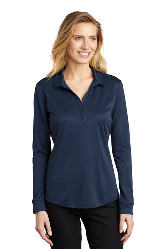 Women's Silk Touch Performance Polo -long Sleeve- Rodeway