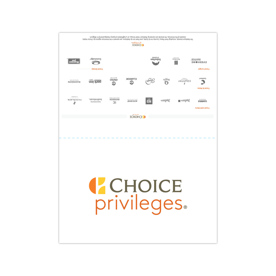 Carte de notes - privilèges de choix
