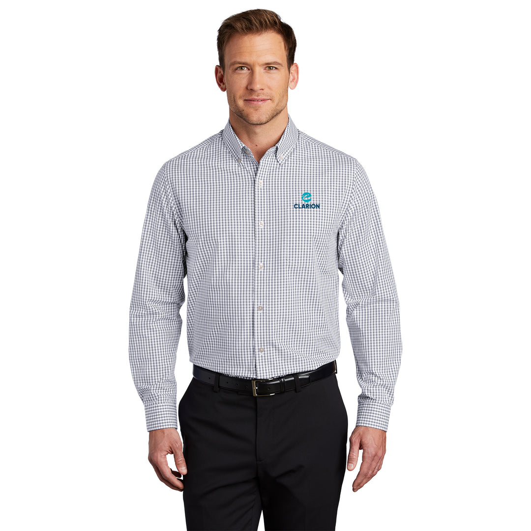 Men's Mini-Check Shirt - Clarion