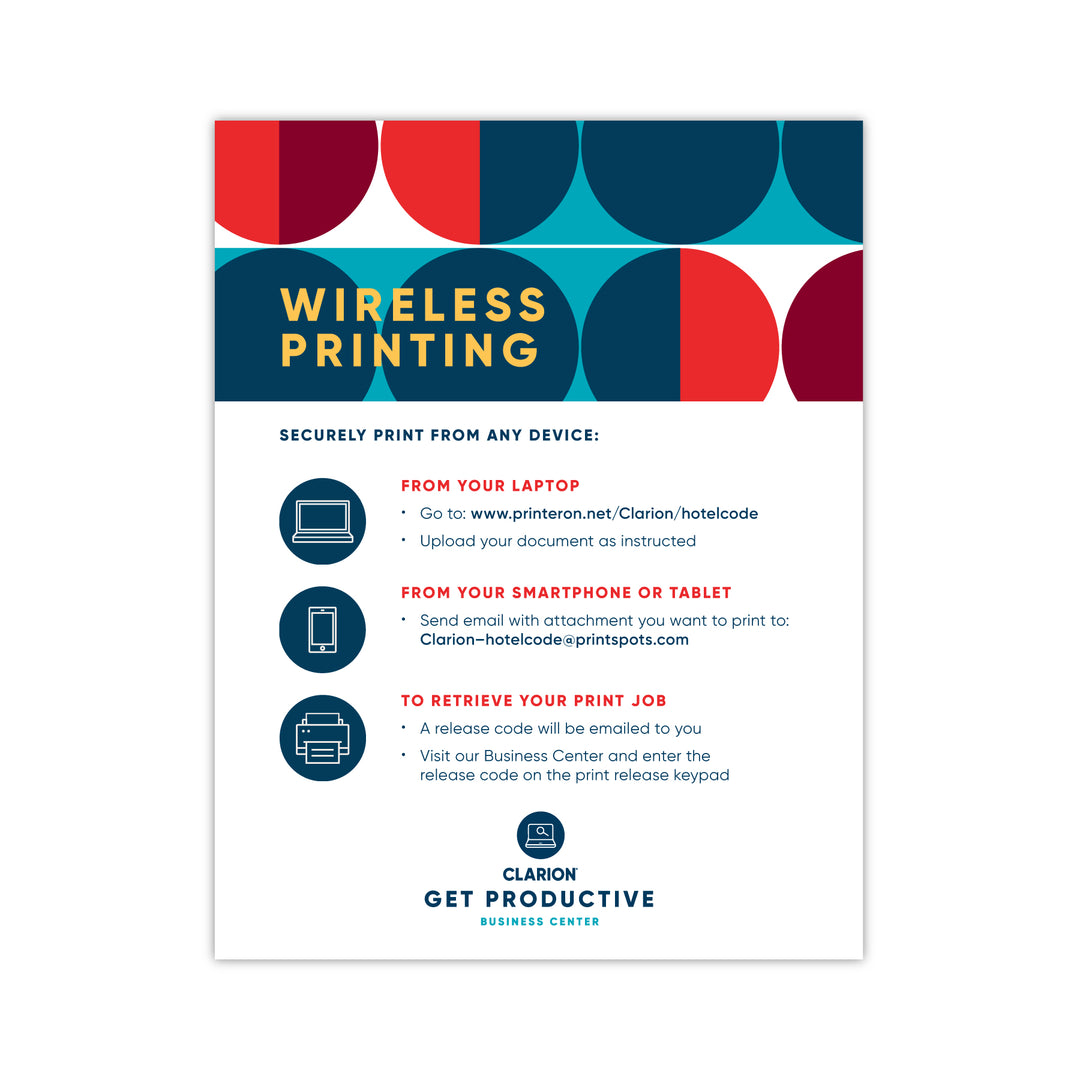 Wireless Printing Flyer - Clarion