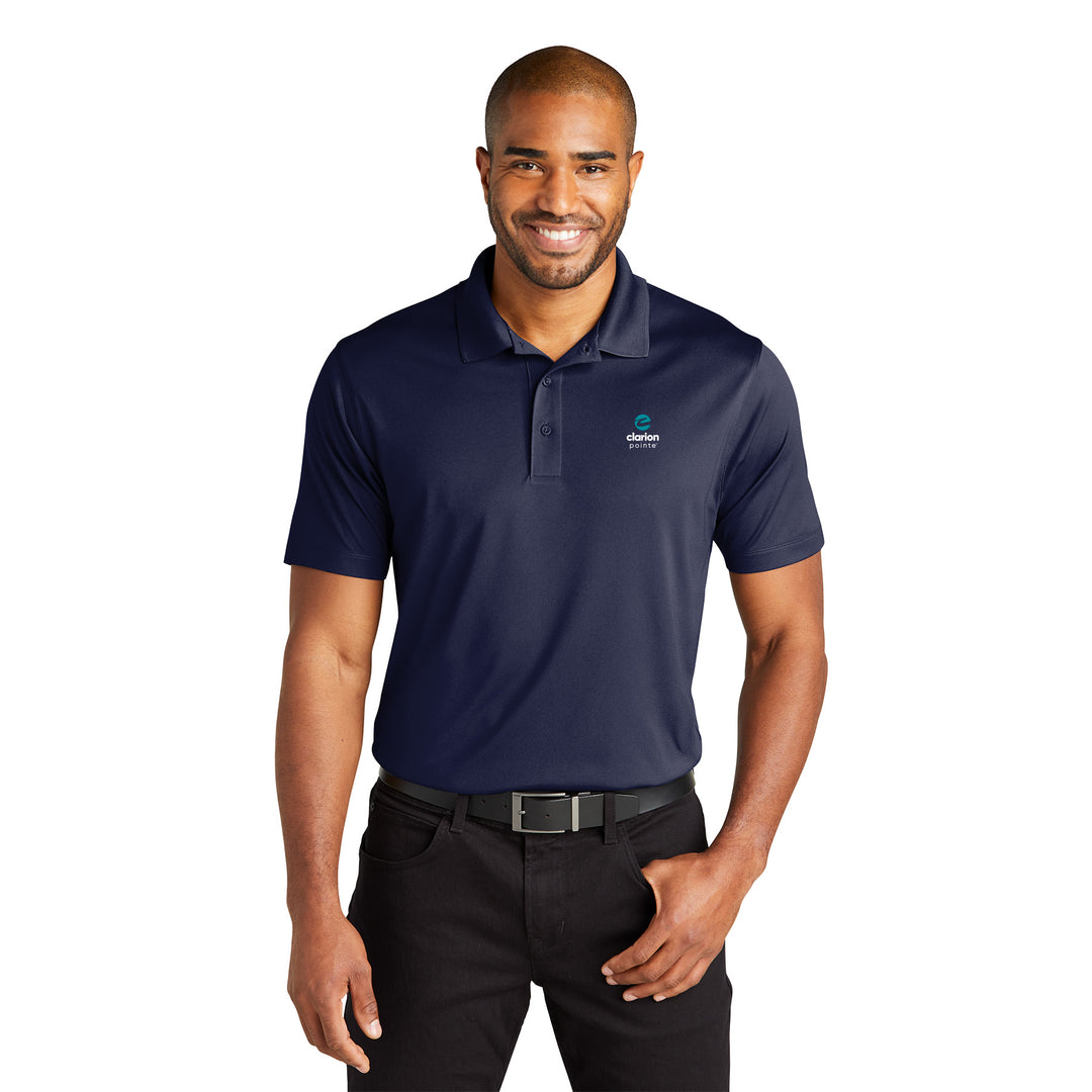 Men's Recycled Performance Polo - Clarion Pointe