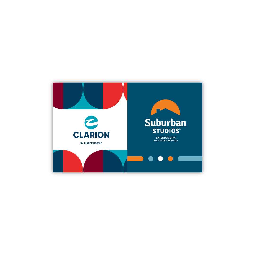 Dual-Brand Business Card - Clarion & Suburban Studios