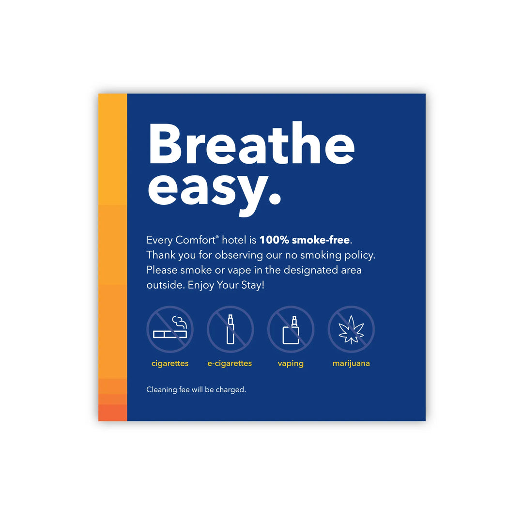 Adhesivo para espejo "Breathe Easy" - Comodidad
