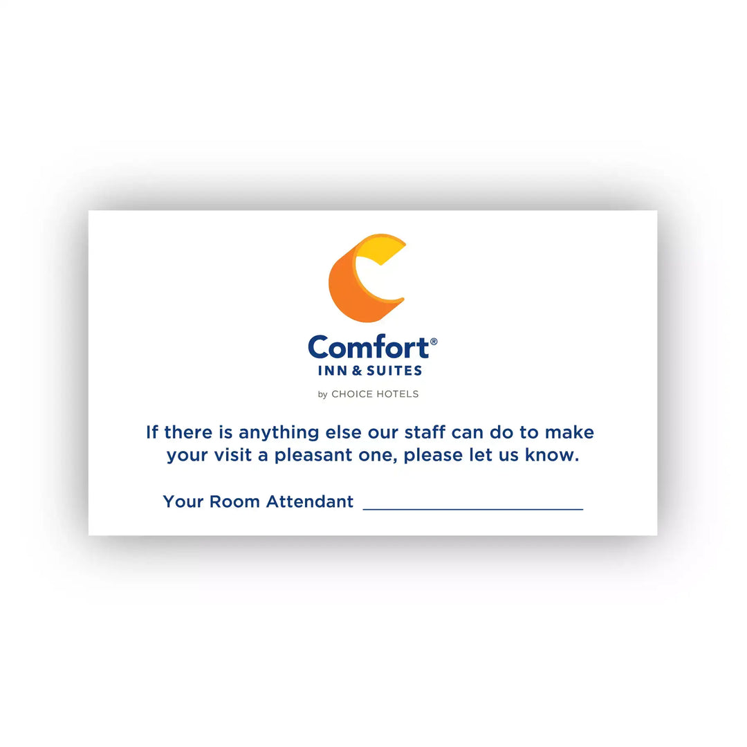 Housekeeping Card - Comfort Inn