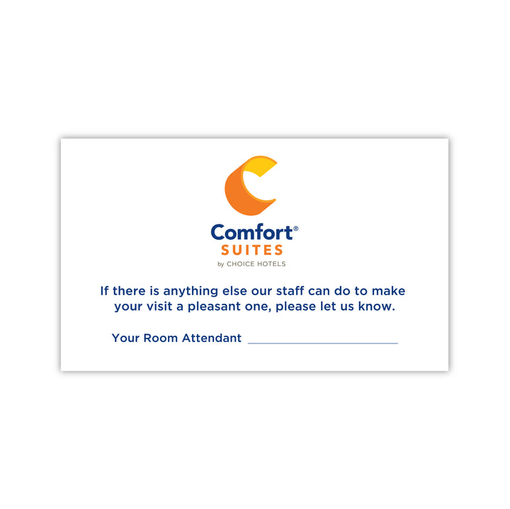 Housekeeping Card - Comfort Inn