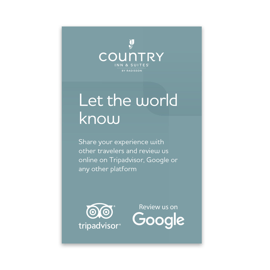 Business Card - Trip Advisor - Country Inn & Suites