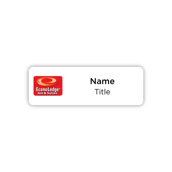 3" x 1" Name Badge - Econo Lodge