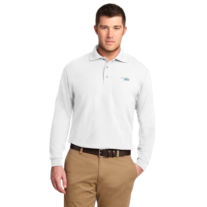 Men's Silk Touch Polo - Long Sleeve - Everhome Suites