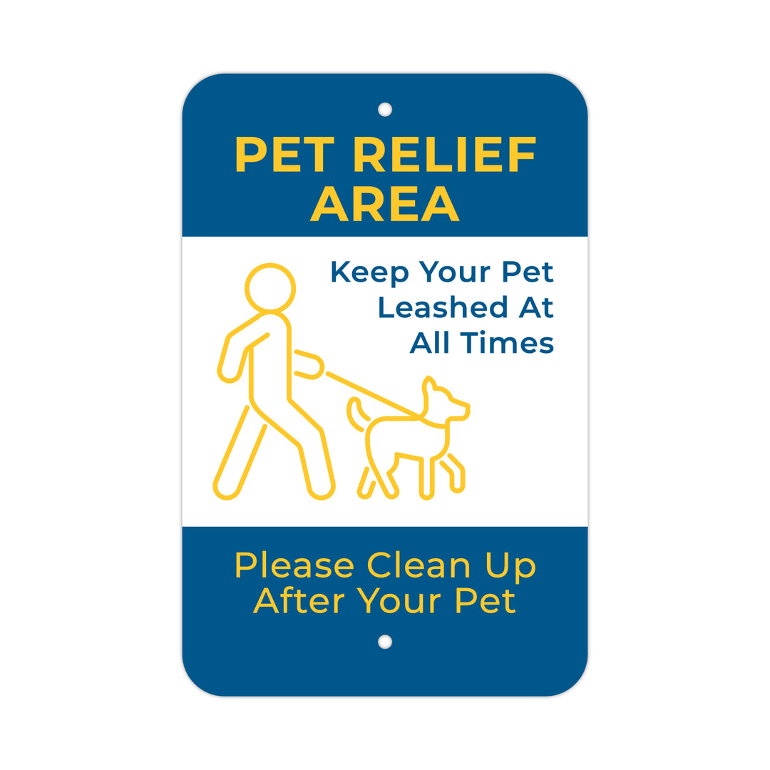 Pet Relief Sign