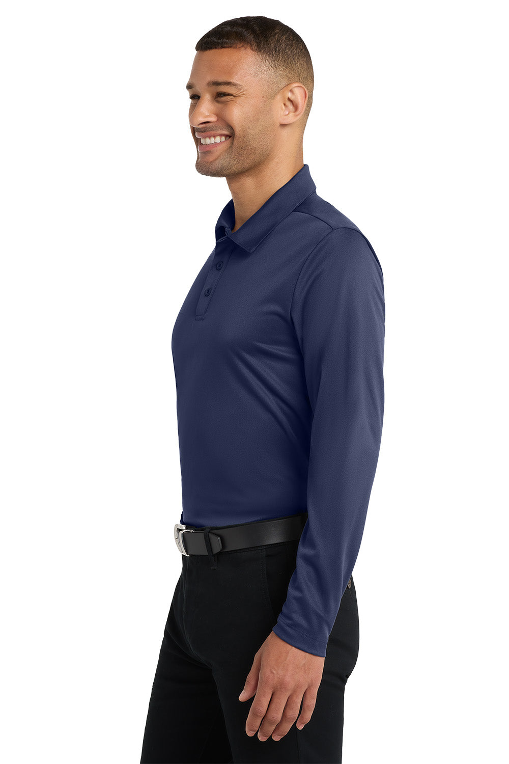 Men's Silk Touch Performance Polo - Long Sleeve - Generic