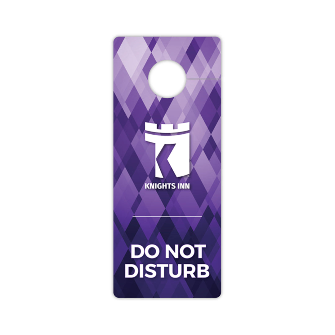 "Do Not Disturb" - Hanger - Knights Inn