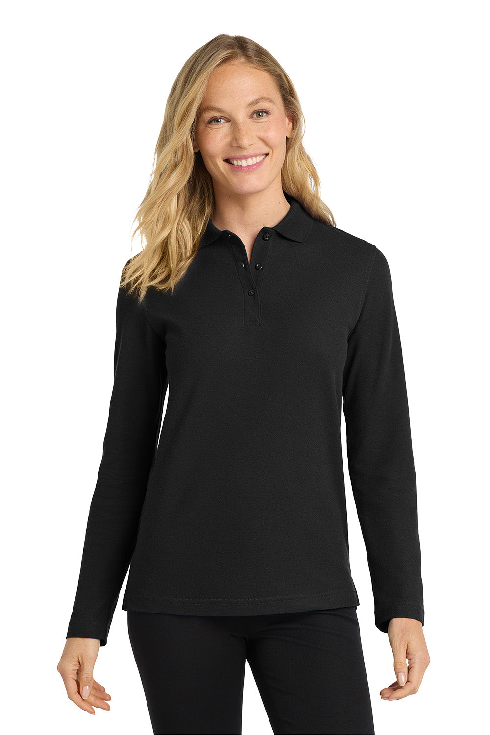 Women's Silk Touch Polo - Long Sleeve - Red Carpet Inn