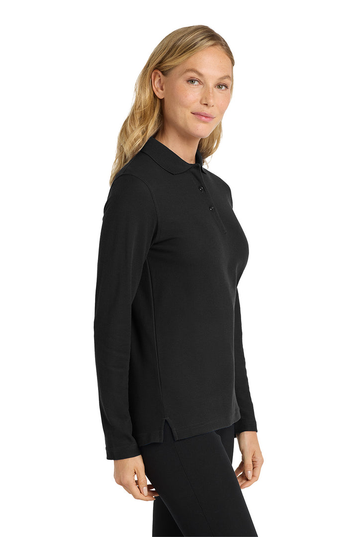 Women's Silk Touch Polo - Long Sleeve - Red Carpet Inn