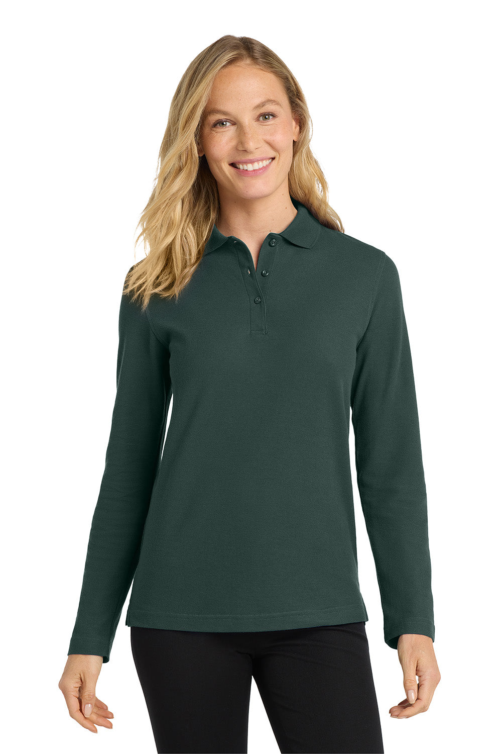 Women's Silk Touch Polo - Long Sleeve - Quality Inn