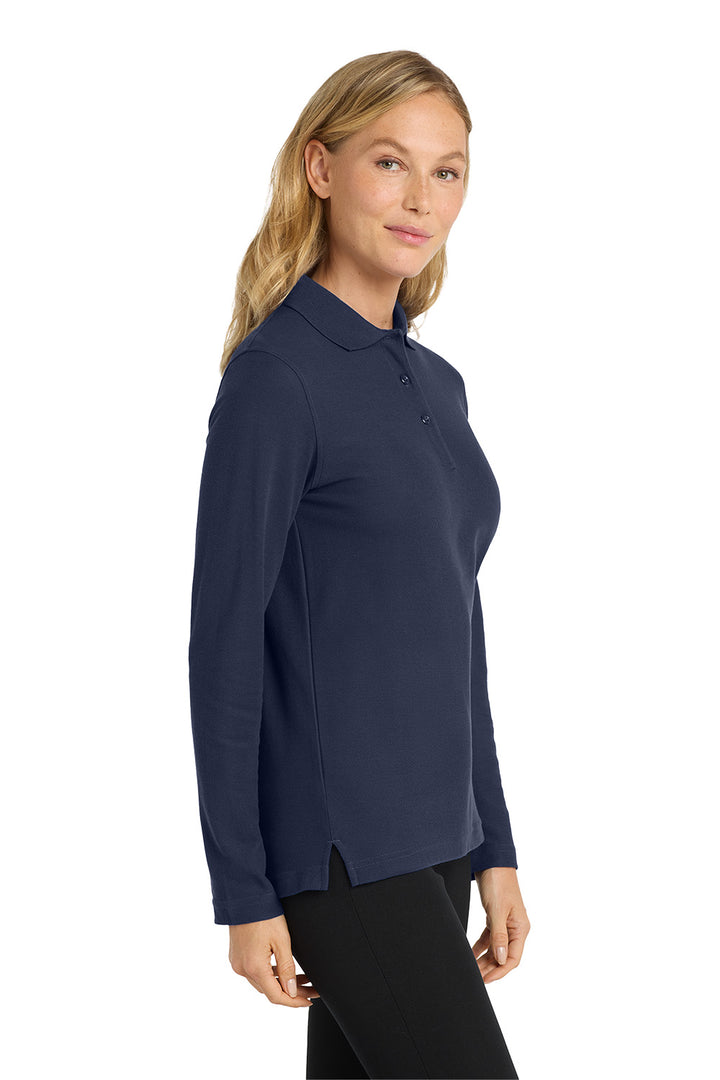 Women's Silk Touch Polo - Long Sleeve - Red Carpet Inn