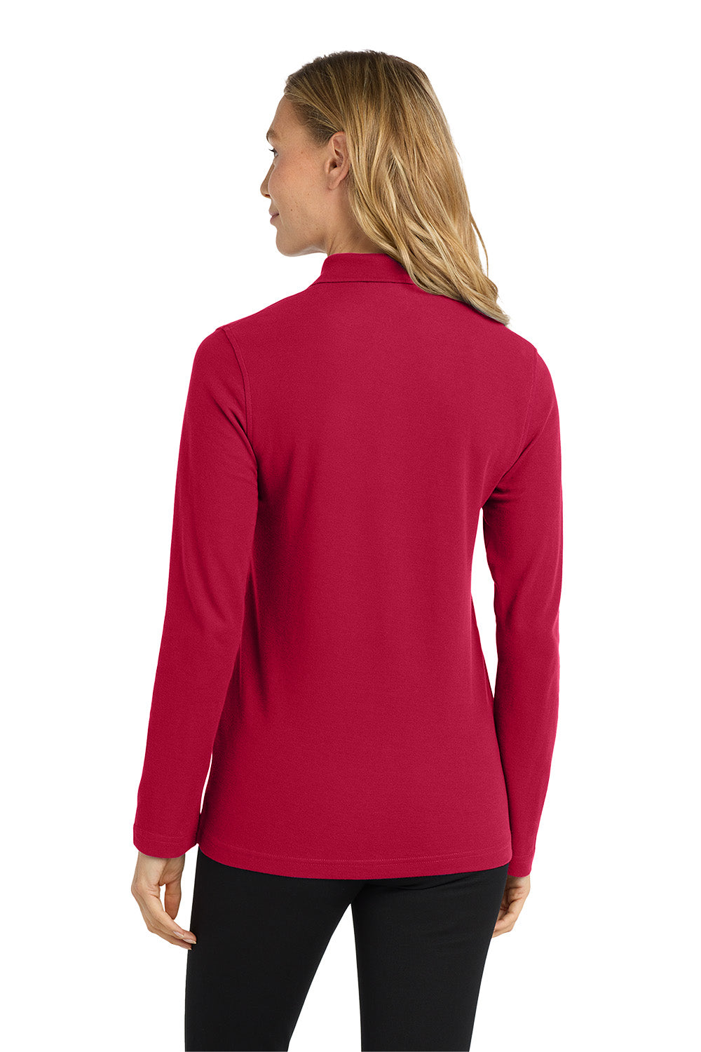 Women's Silk Touch Polo - Long Sleeve - Red Carpet Inn