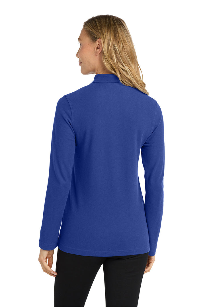 Women's Silk Touch Polo - Long Sleeve - Rodeway Inn