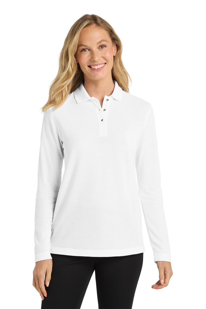 Women's Silk Touch Polo - Long Sleeve - Red Carpet Inn