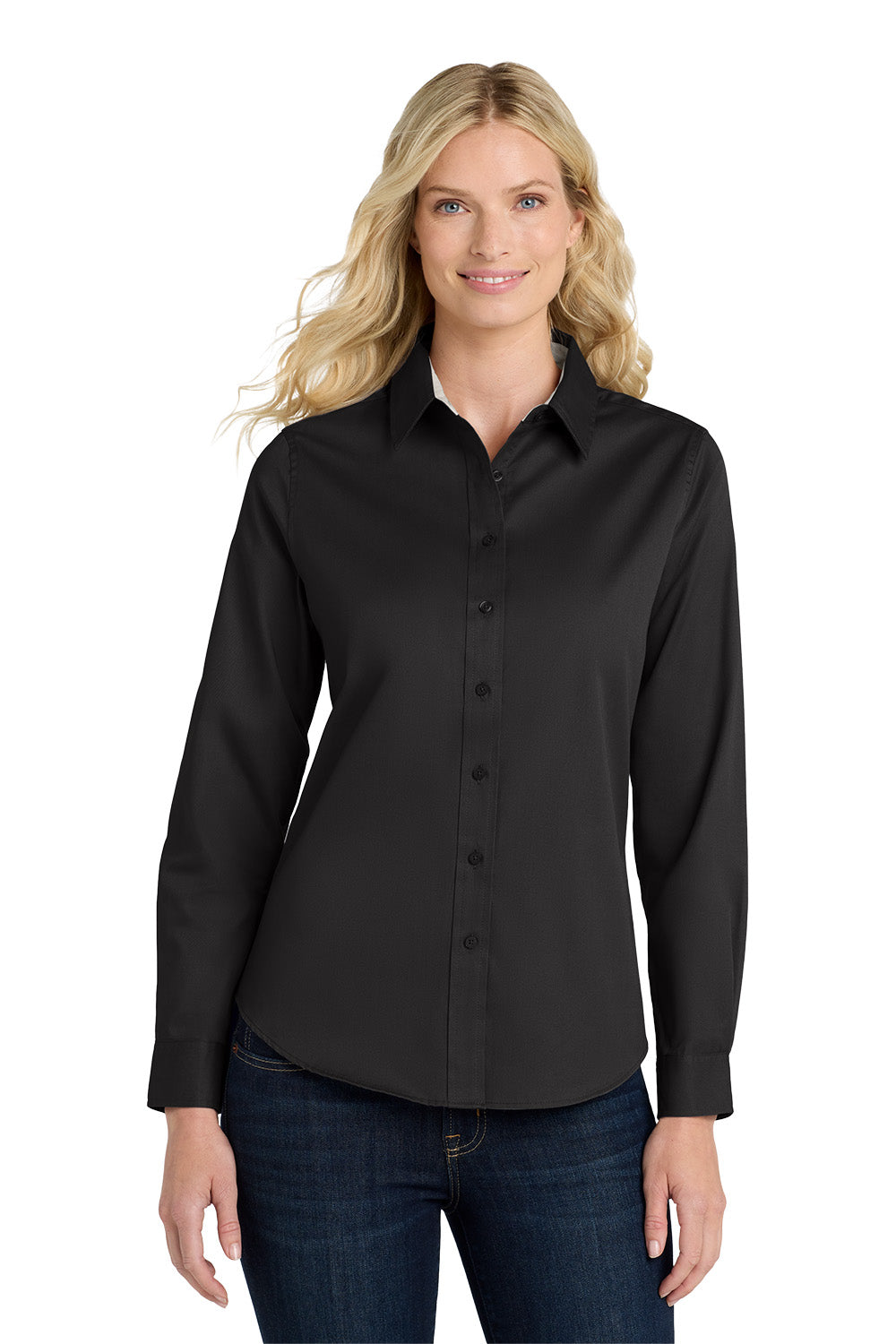 Women's Easy-Care Long Sleeve Shirt - Red Roof Inn