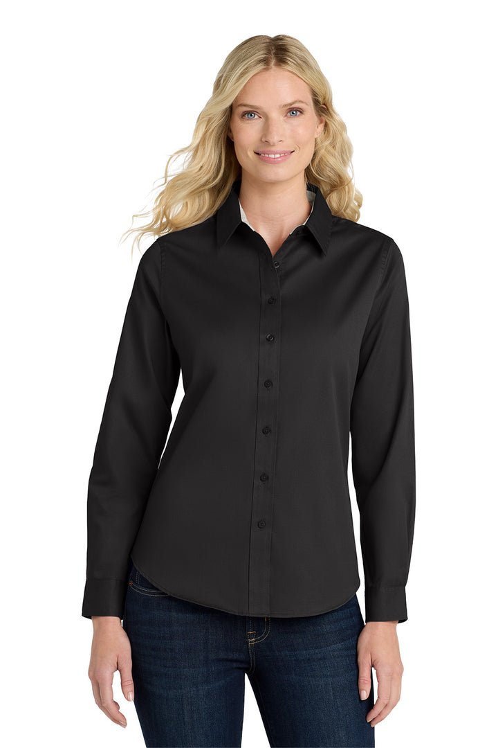 Women's Easy-Care Long Sleeve Shirt - Red Roof Inn