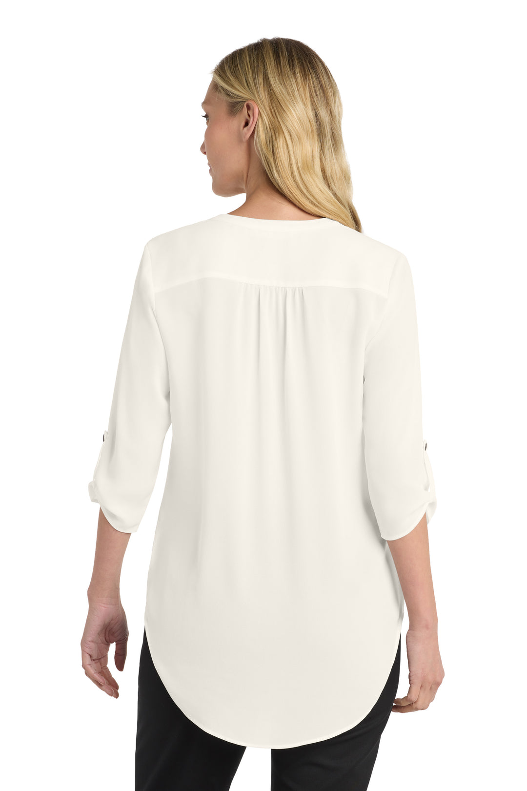 Women's ¾-Sleeve Tunic Blouse (No Logo) - Country Inn & Suites