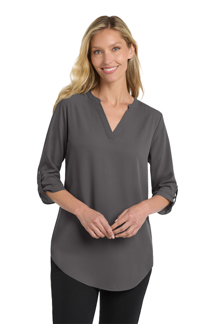 Women's ¾-Sleeve Tunic Blouse (No Logo) - Country Inn & Suites