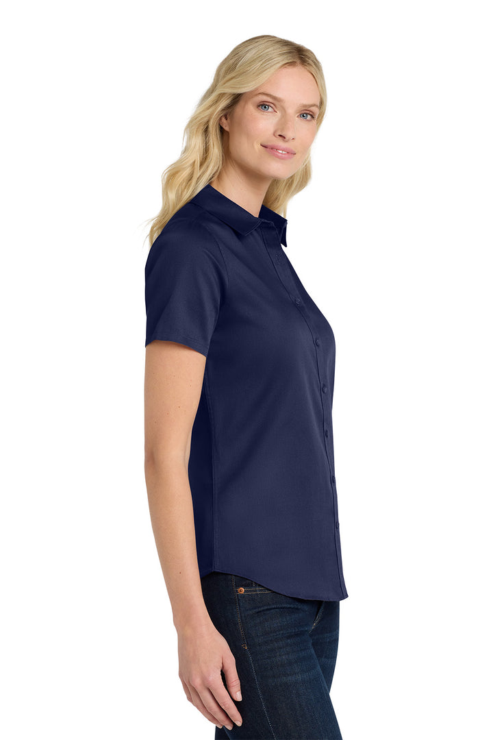 Women's Short Sleeve Superpro Twill Shirt - Park Inn