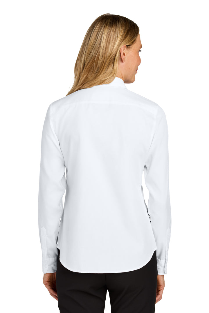 Women's Port Authority® Long Sleeve Easy Care Nailhead Shirt (No Logo) - Country Inn & Suites