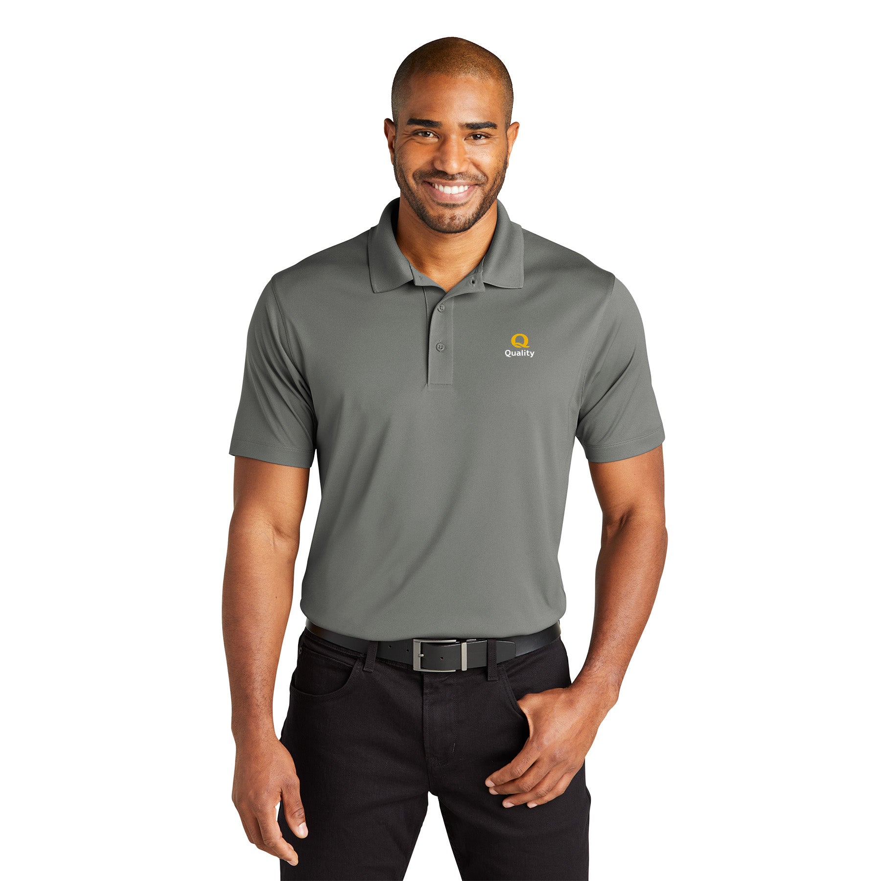 Men's Recycled Performance Polo - Quality Inn – Sable Hotel Supply