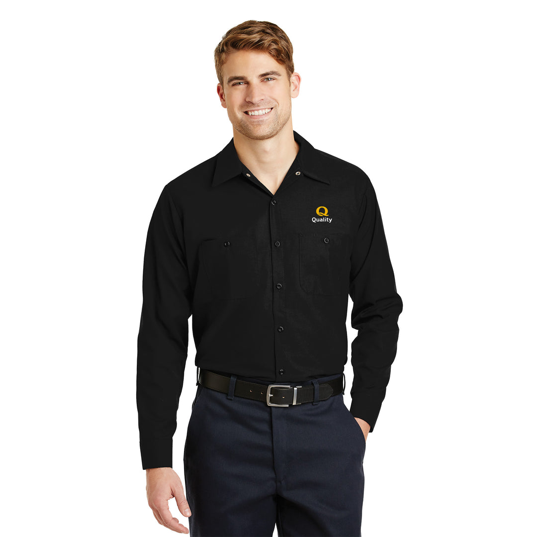 Men's Long Sleeve Work Shirt - Quality Inn