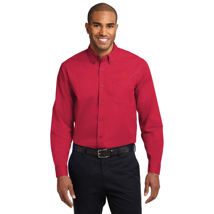 Men's Easy-Care Long Sleeve Shirt - Red Carpet Inn