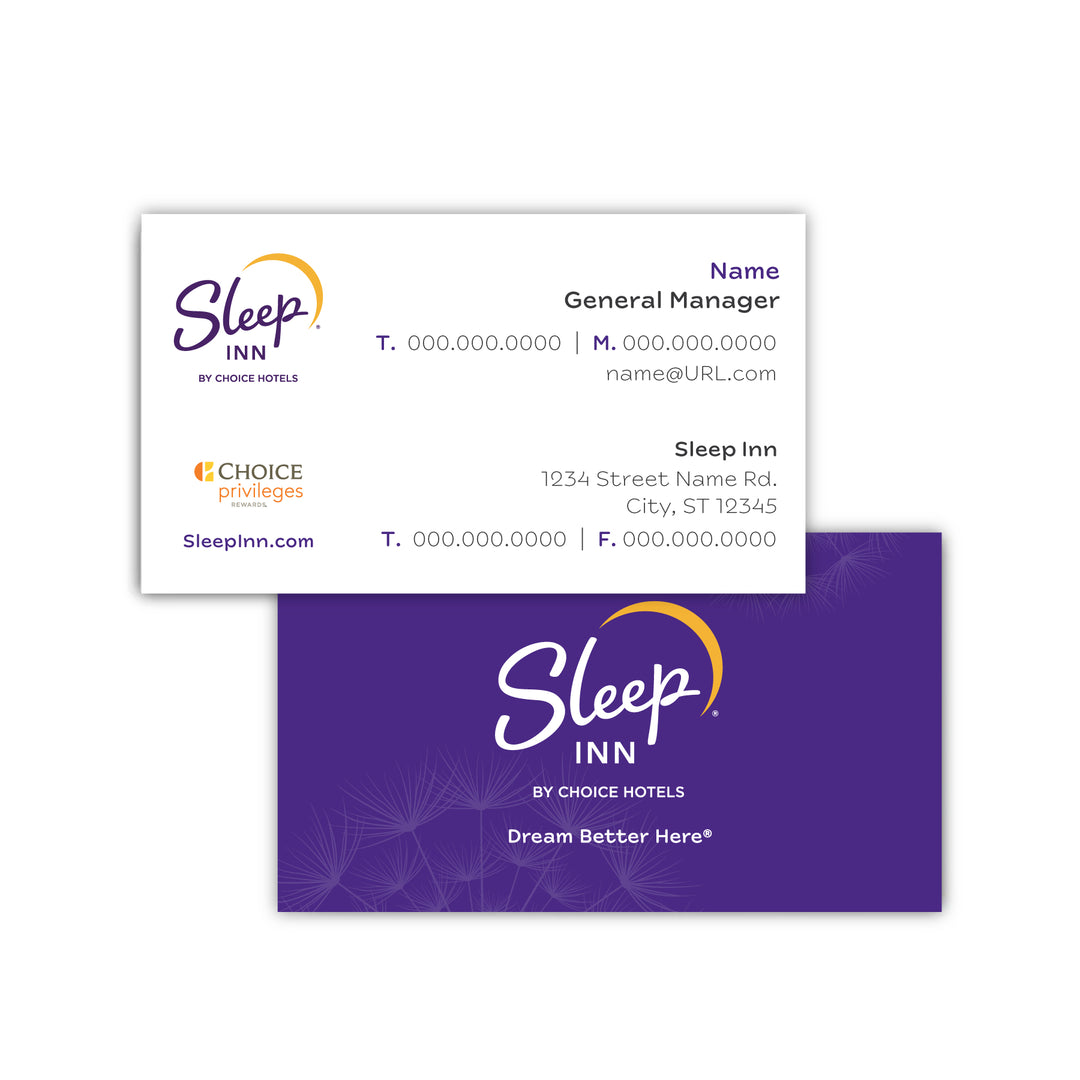 Business Card - Sleep Inn
