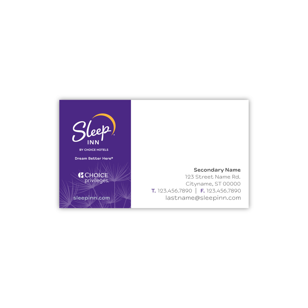Business Card - Sleep Inn