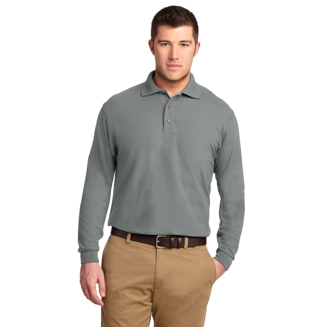 Men's Silk Touch Polo - Long Sleeve - Red Lion Hotels